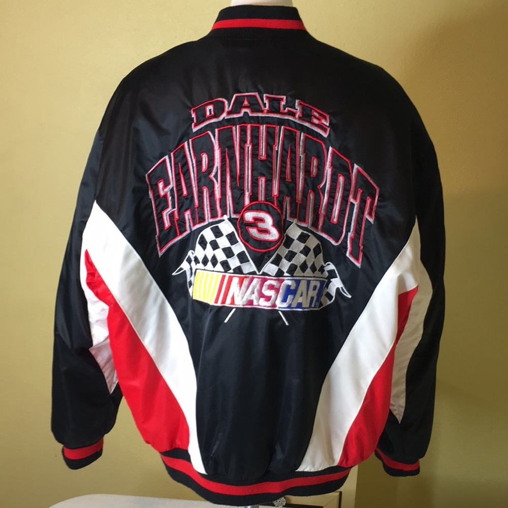 Vintage Dale Earnhardt NASCAR Jacket Huge Logo